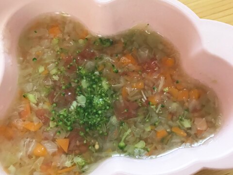 【離乳食】色々野菜スープ